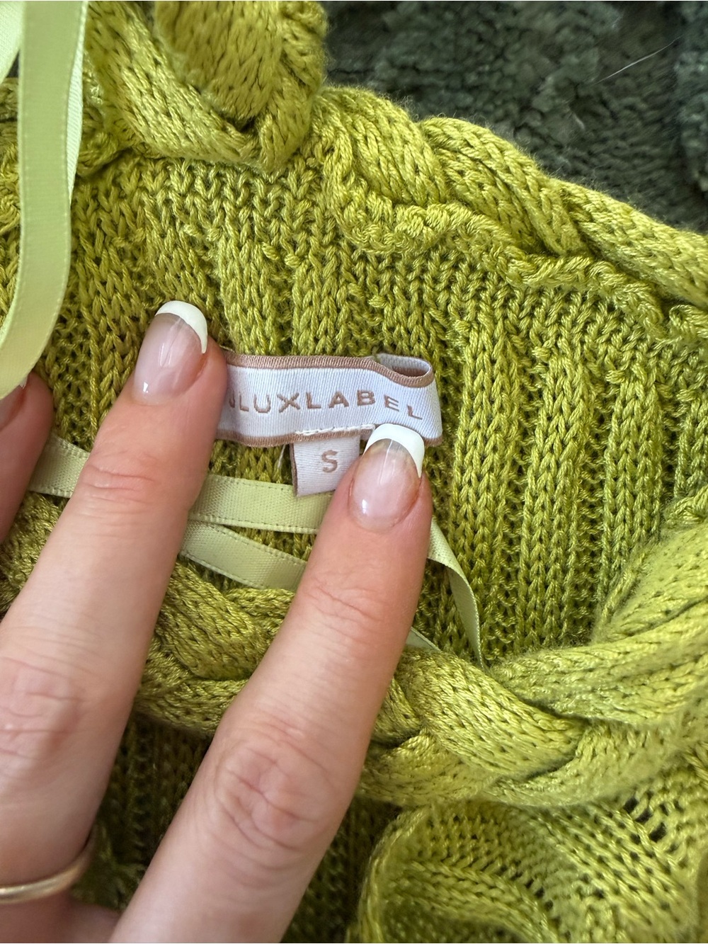 NWOT LIME DRIFT AND DREAM BRAIDED MAXI DRESS - Picture 4 of 6